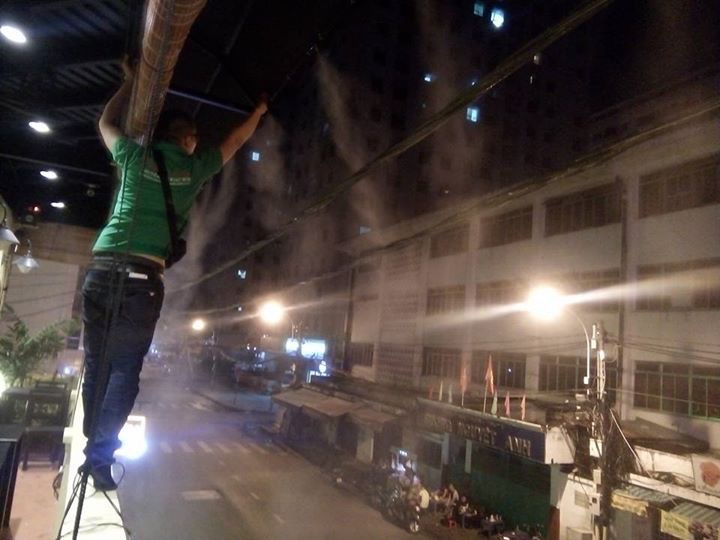 HỆ THỐNG PHUN SƯƠNG KHÁCH SẠN HOÀN CẦU